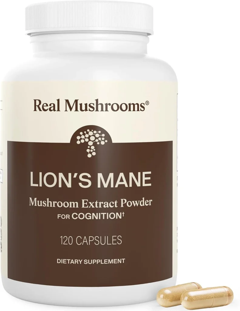 7 Real Mushrooms Lions Mane Mushroom Cognition 120 Capsules